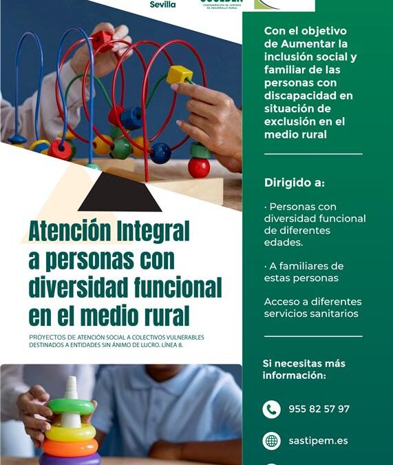 Atención Integral a personas con diversidad funcional en el medio rural